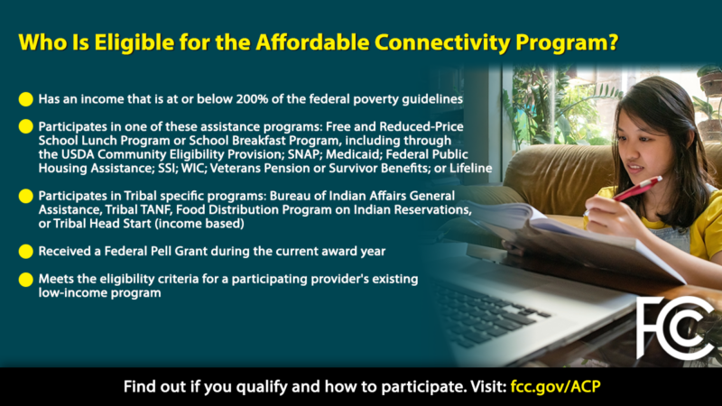 ACP FCC Eligible Student Laptop